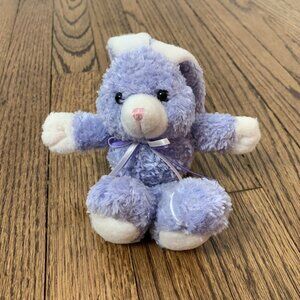 Dan Dee Light Purple Bunny Rabbit Plush Long Ears Hanging Mini Easter MTY ITNL